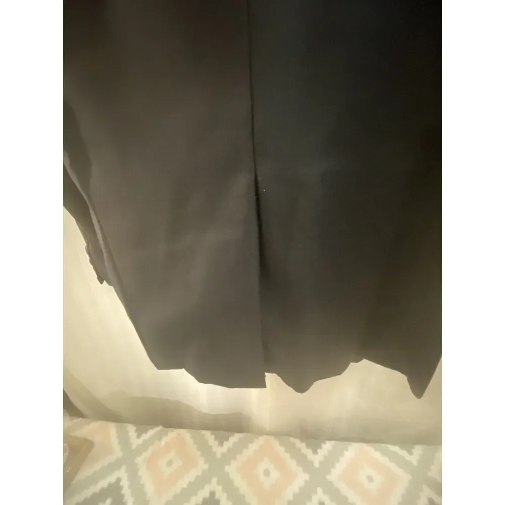 HICKEY FREEMAN Loro Piana Tasmanian Super‎ 120s Wool Blazer Black Men's 40L